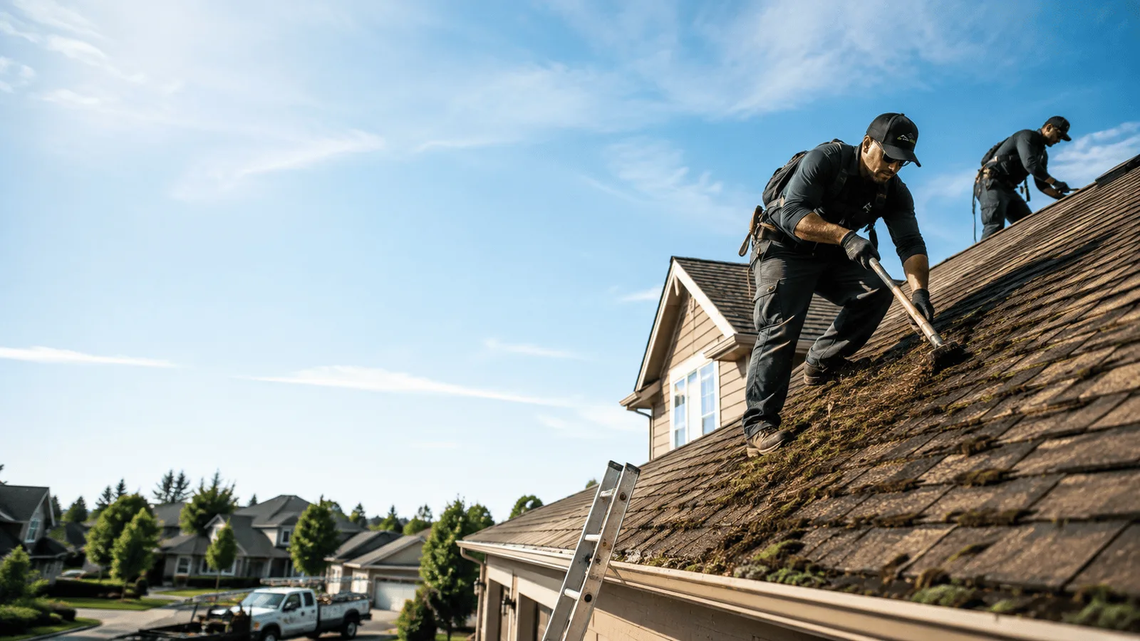Roof Moss Removal in Gulliver, MI near me